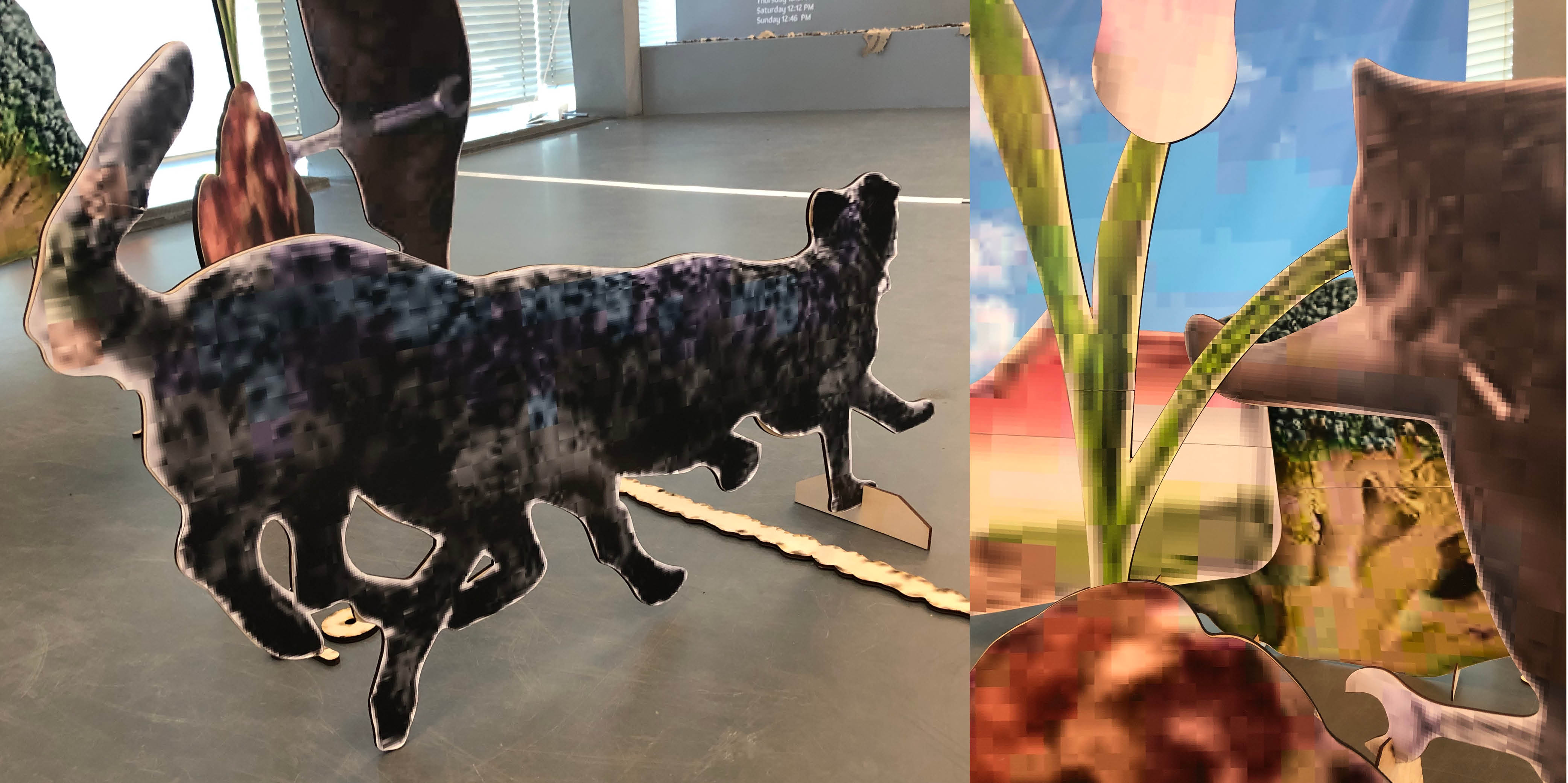 it looks beautiful from afar 看上去很美 