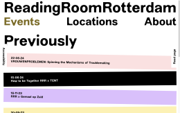 readingroomrotterdam.com : events